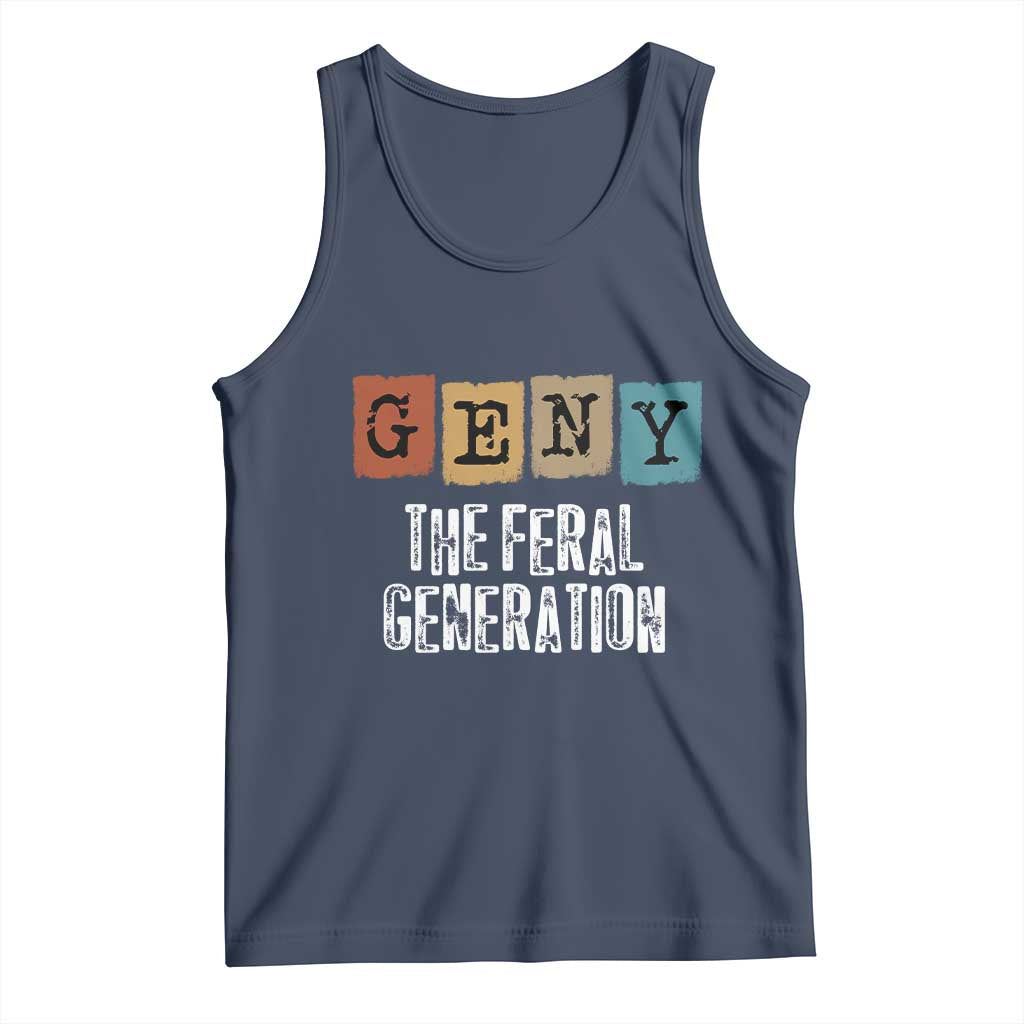 Funny Gen Y The Feral Generation Tank Top