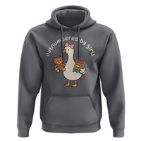 Outnumbered By Girls Hoodie Funny Girl Dad Goose