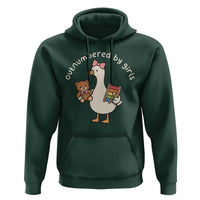 Outnumbered By Girls Hoodie Funny Girl Dad Goose