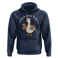 Outnumbered By Girls Hoodie Funny Girl Dad Goose