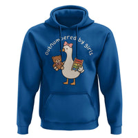 Outnumbered By Girls Hoodie Funny Girl Dad Goose