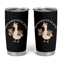 Outnumbered By Girls Tumbler Cup Funny Girl Dad Goose