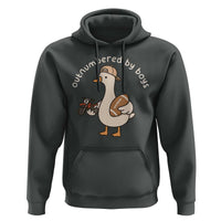 Outnumbered By Boys Funny Mom Goose Hoodie