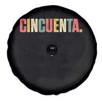 50th Birthday Cincuenta Spare Tire Cover Spanish Mexican 50 Years Old Bday