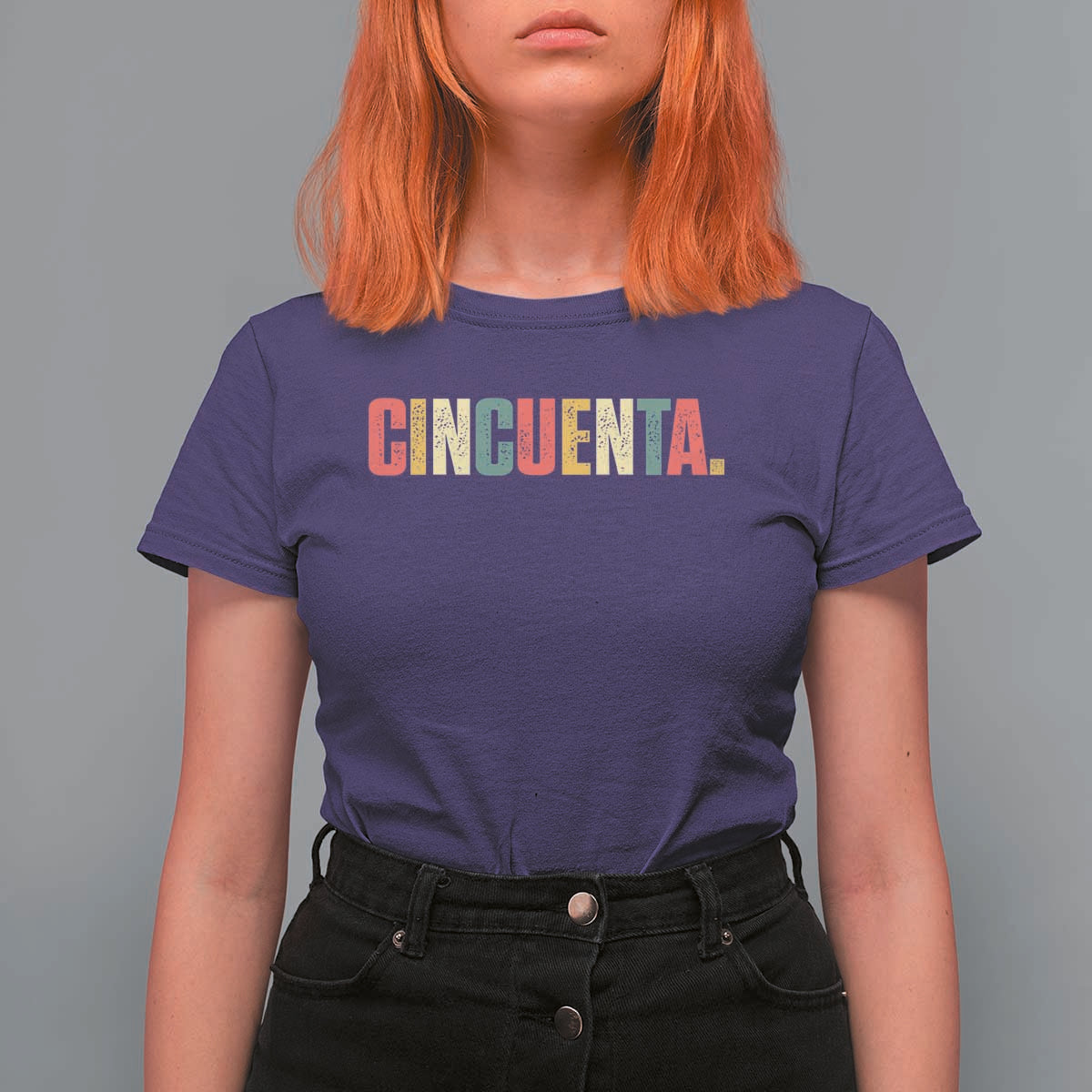 50th Birthday Cincuenta T Shirt For Women Spanish Mexican 50 Years Old Bday