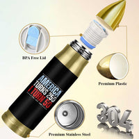 America Turns 250 I Turn 50 Bullet Tumbler 50th Birthday 250th Anniversary USA Vintage 1976