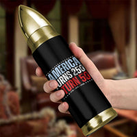 America Turns 250 I Turn 50 Bullet Tumbler 50th Birthday 250th Anniversary USA Vintage 1976