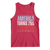 America Turns 250 I Turn 50 Tank Top 50th Birthday 250th Anniversary USA Vintage 1976