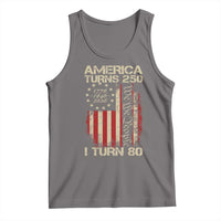 America Turns 250 I Turn 80 Tank Top 80th Birthday 250th Anniversary USA Vintage 1946 Bday
