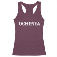 Spanish Mexican 80th Birthday Racerback Tank Top Ochenta 60 Years Old Bday
