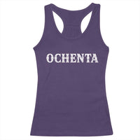 Spanish Mexican 80th Birthday Racerback Tank Top Ochenta 60 Years Old Bday