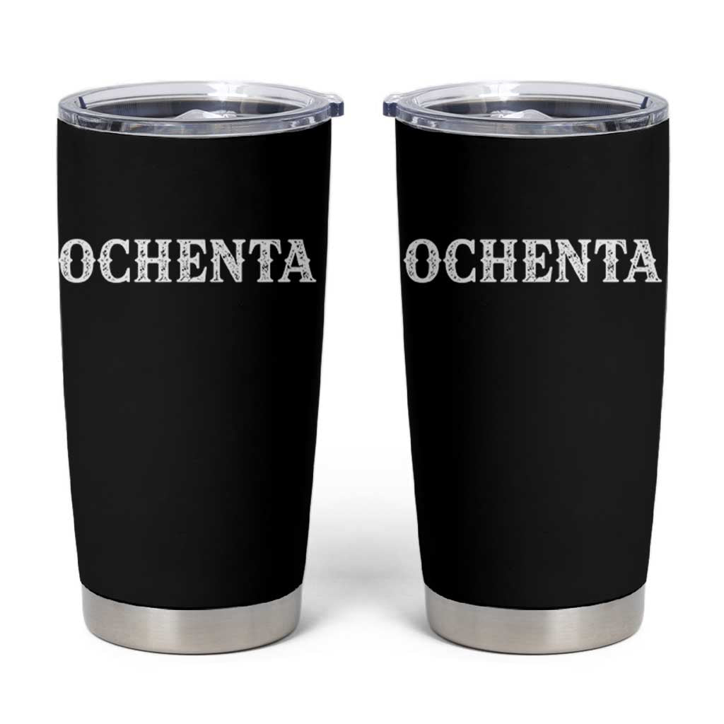 Spanish Mexican 80th Birthday Tumbler Cup Ochenta 60 Years Old Bday