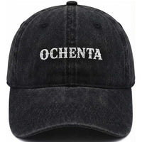 Spanish Mexican 80th Birthday Washed Cotton Baseball Cap Ochenta 60 Years Old Bday
