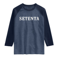 Spanish Mexican 70th Birthday Raglan Shirt Setenta 40 Years Old Bday