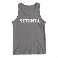 Spanish Mexican 70th Birthday Tank Top Setenta 40 Years Old Bday