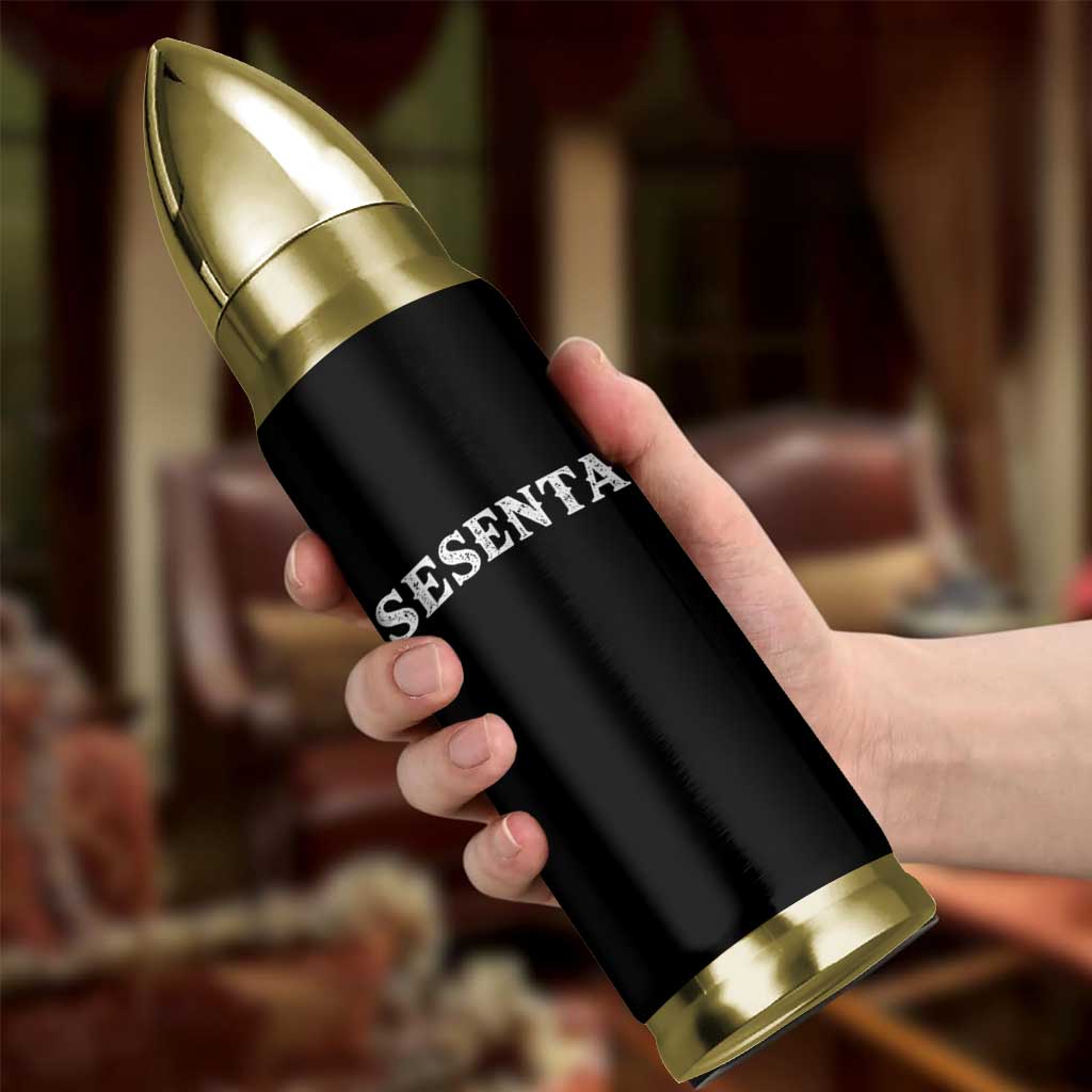 Spanish Mexican 60th Birthday Bullet Tumbler Sesenta 60 Years Old Bday