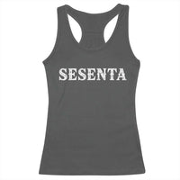 Spanish Mexican 60th Birthday Racerback Tank Top Sesenta 60 Years Old Bday