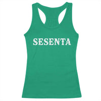 Spanish Mexican 60th Birthday Racerback Tank Top Sesenta 60 Years Old Bday