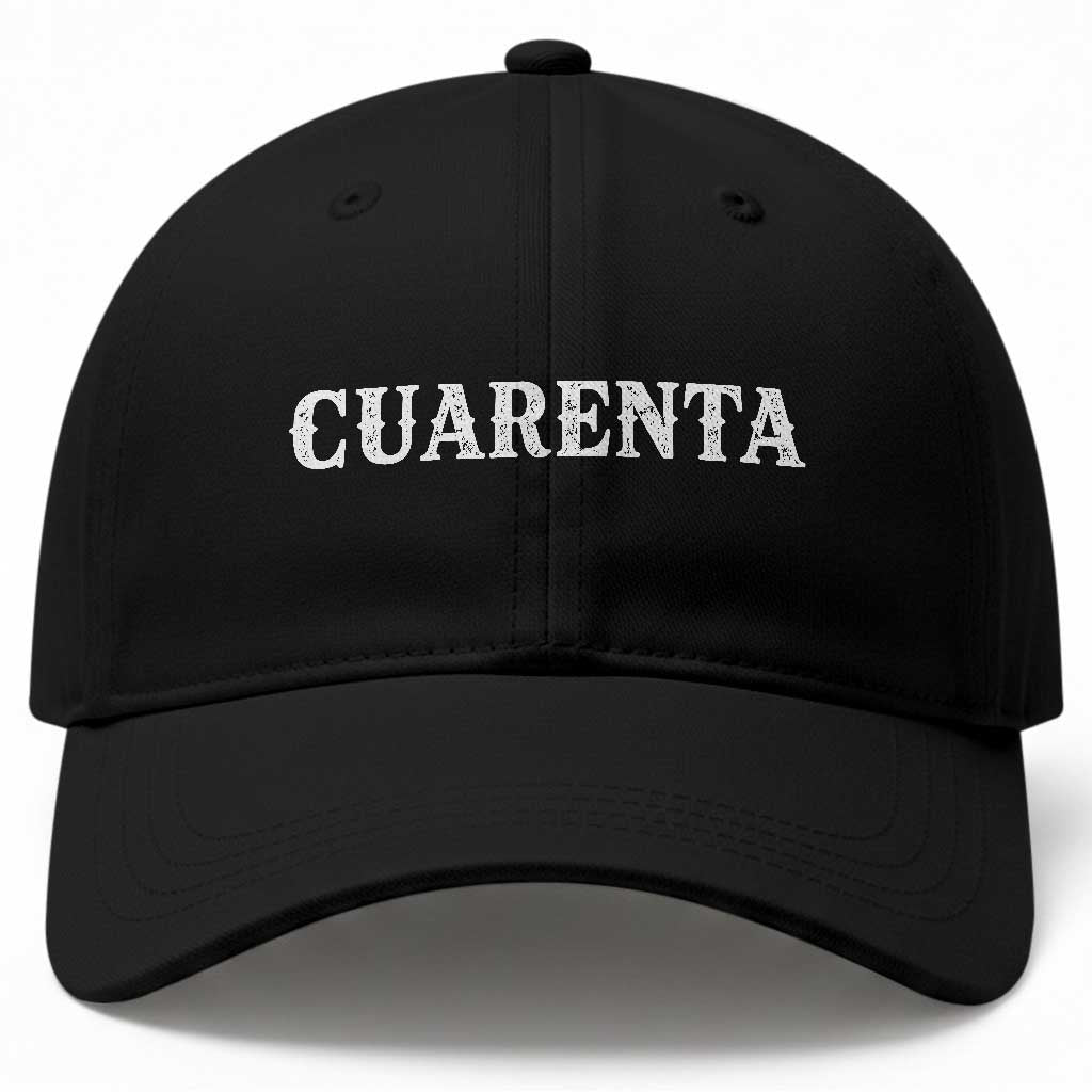 Spanish Mexican 40th Birthday Baseball Cap Cuarenta 40 Years Old Bday