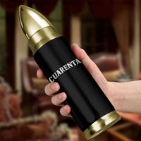 Spanish Mexican 40th Birthday Bullet Tumbler Cuarenta 40 Years Old Bday