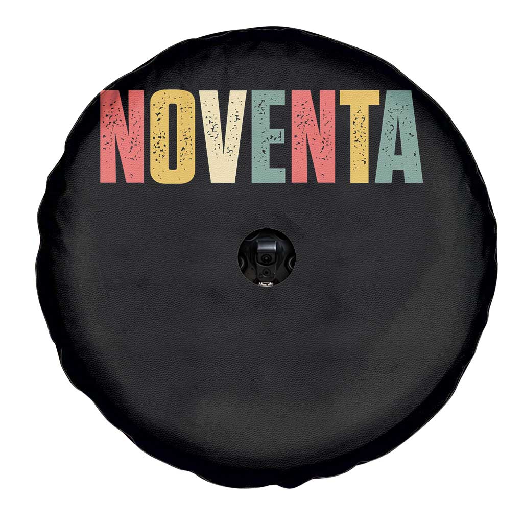 90th Birthday Noventa Spare Tire Cover Spanish Mexican 90 Years Old Bday
