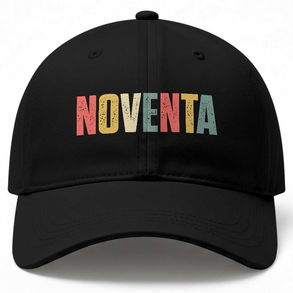 90th Birthday Noventa Baseball Cap Spanish Mexican 90 Years Old Bday