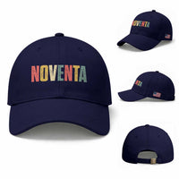 90th Birthday Noventa Baseball Cap Spanish Mexican 90 Years Old Bday