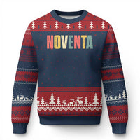 90th Birthday Noventa Ugly Christmas Sweater Spanish Mexican 90 Years Old Bday