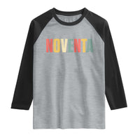 90th Birthday Noventa Raglan Shirt Spanish Mexican 90 Years Old Bday