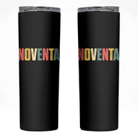 90th Birthday Noventa Skinny Tumbler Spanish Mexican 90 Years Old Bday