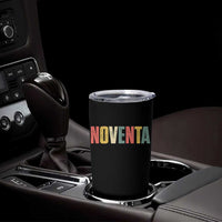 90th Birthday Noventa Tumbler Cup Spanish Mexican 90 Years Old Bday
