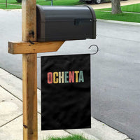 80th Birthday Ochenta Garden Flag Spanish Mexican 80 Years Old Bday