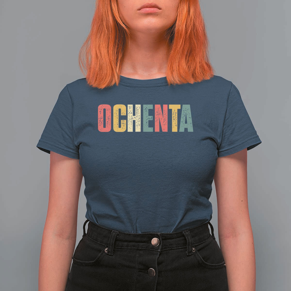 80th Birthday Ochenta T Shirt For Women Spanish Mexican 80 Years Old Bday