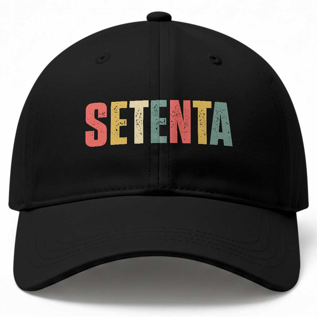 70th Birthday Setenta Baseball Cap Spanish Mexican 70 Years Old Bday