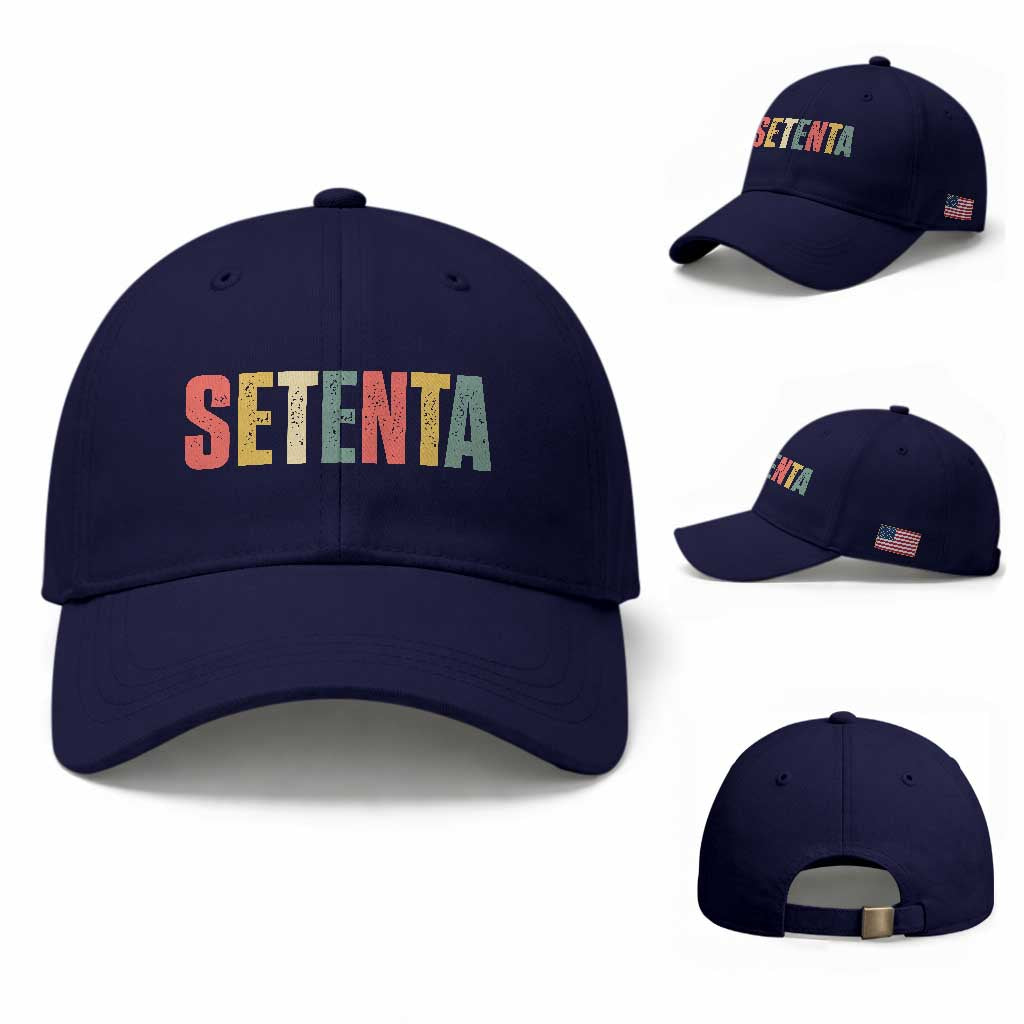 70th Birthday Setenta Baseball Cap Spanish Mexican 70 Years Old Bday
