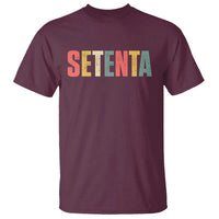 70th Birthday Setenta T Shirt Spanish Mexican 70 Years Old Bday