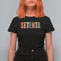 70th Birthday Setenta T Shirt For Women Spanish Mexican 70 Years Old Bday