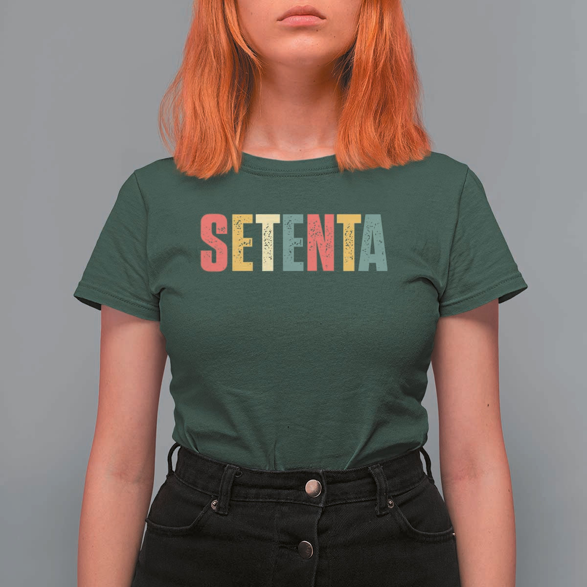 70th Birthday Setenta T Shirt For Women Spanish Mexican 70 Years Old Bday
