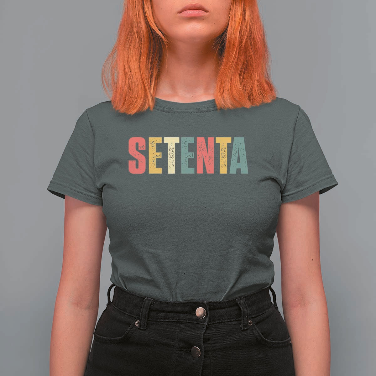 70th Birthday Setenta T Shirt For Women Spanish Mexican 70 Years Old Bday