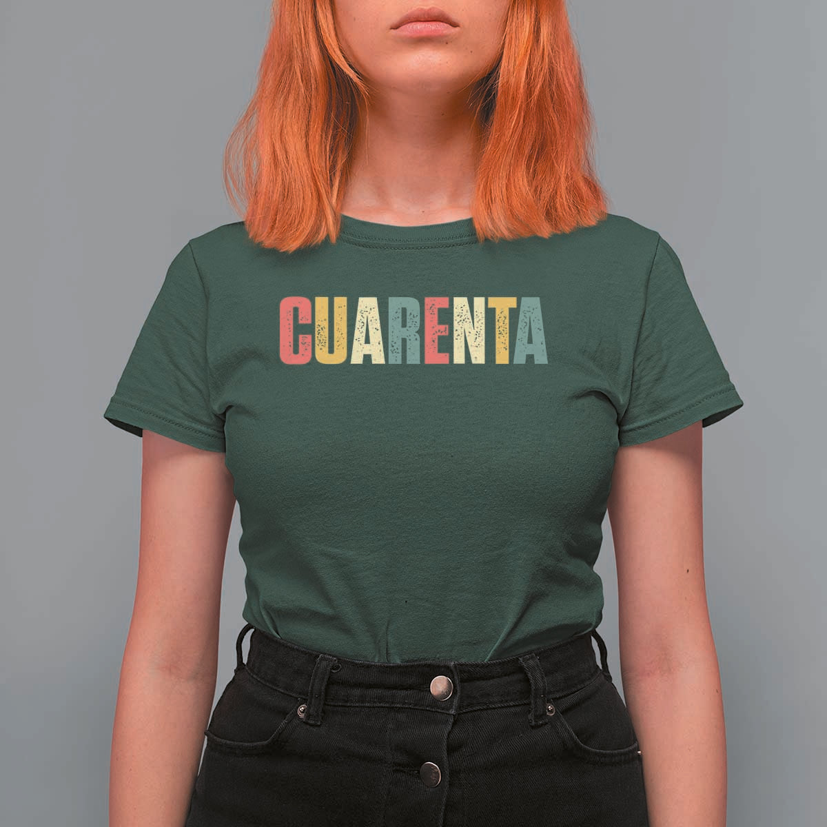 40th Birthday Cuarenta T Shirt For Women Spanish Mexican 40 Years Old Bday
