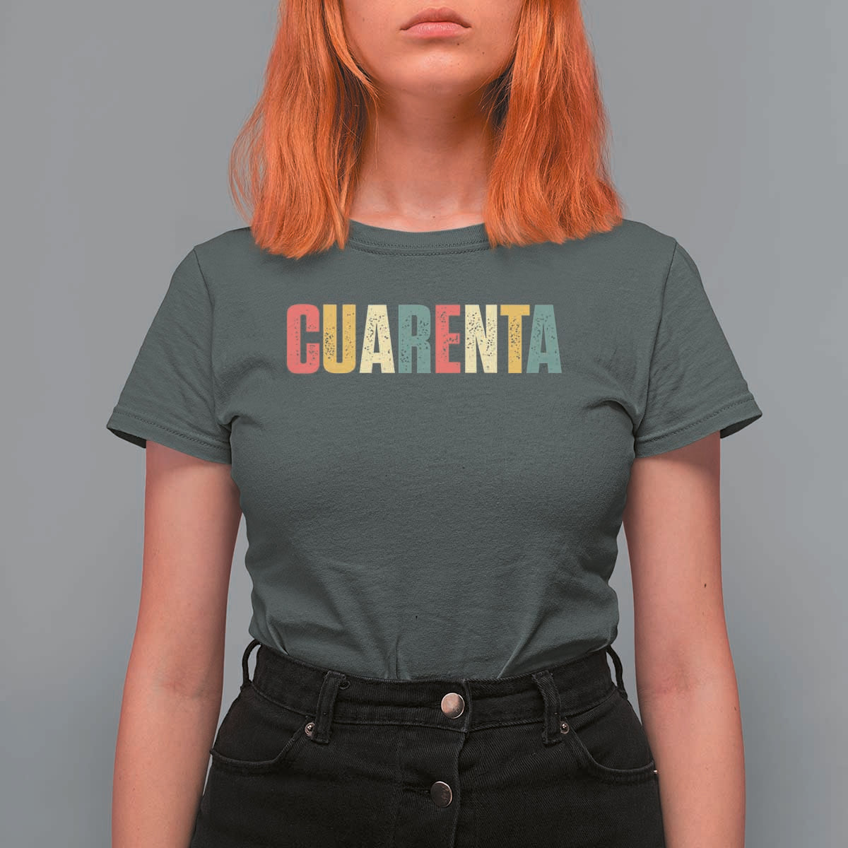 40th Birthday Cuarenta T Shirt For Women Spanish Mexican 40 Years Old Bday