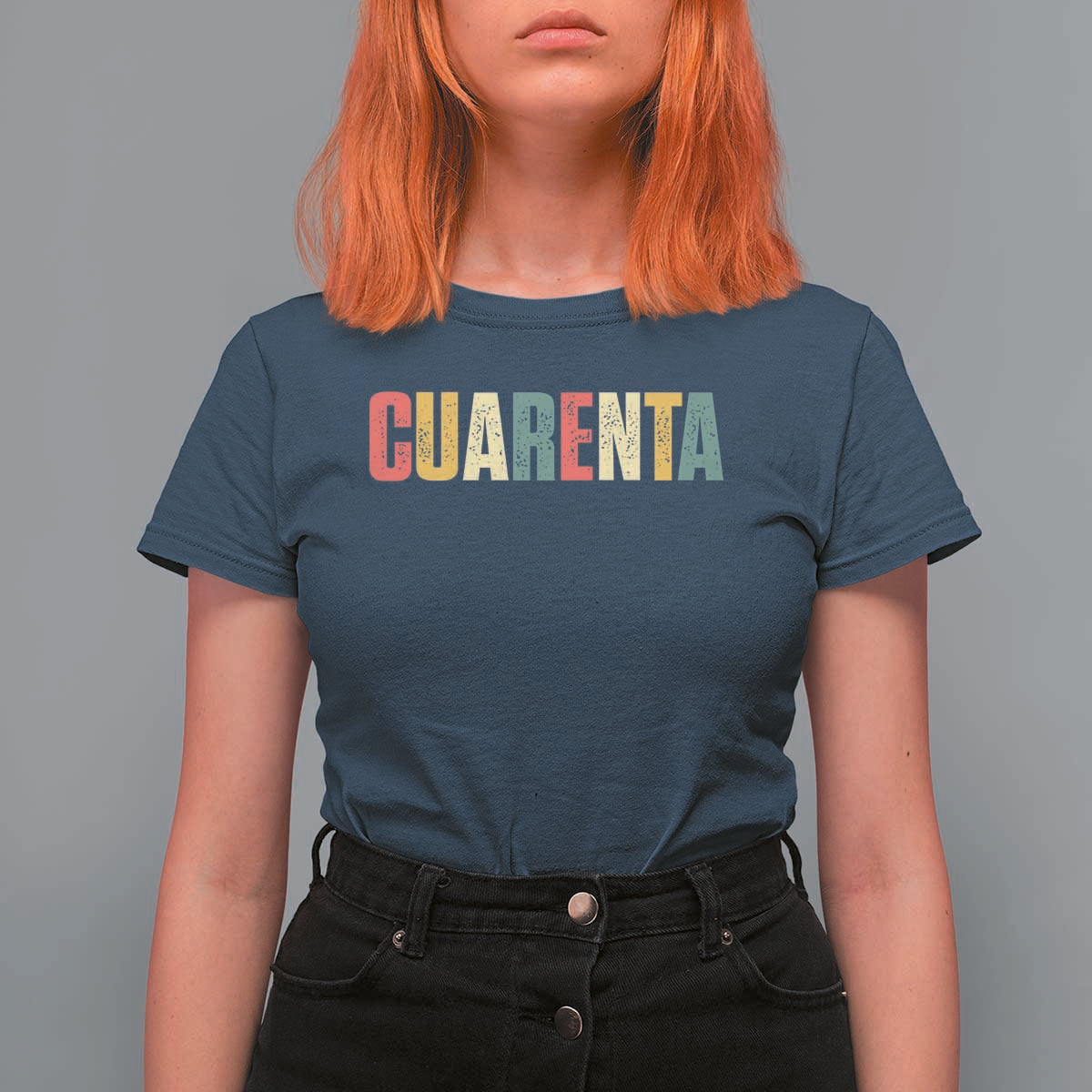 40th Birthday Cuarenta T Shirt For Women Spanish Mexican 40 Years Old Bday