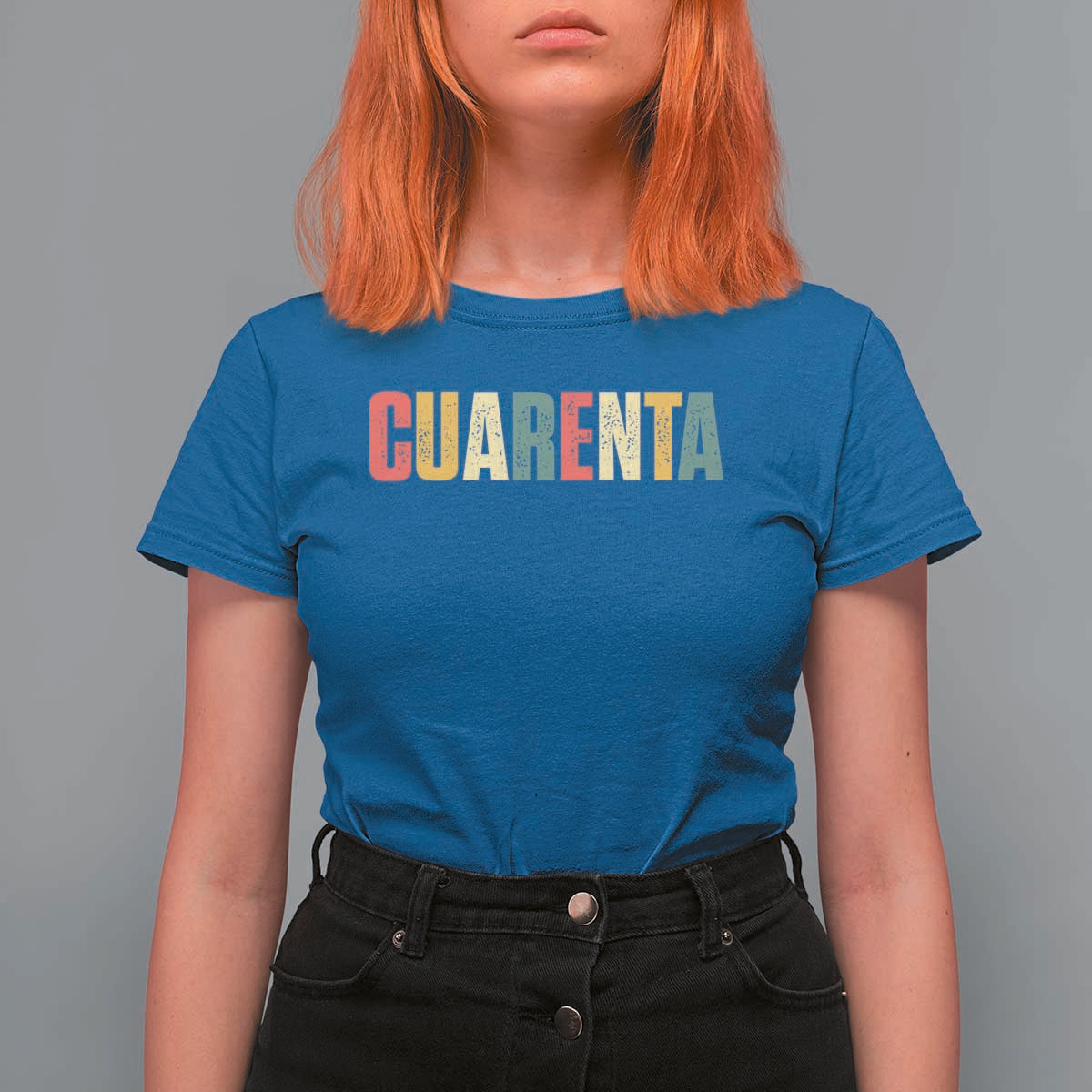 40th Birthday Cuarenta T Shirt For Women Spanish Mexican 40 Years Old Bday
