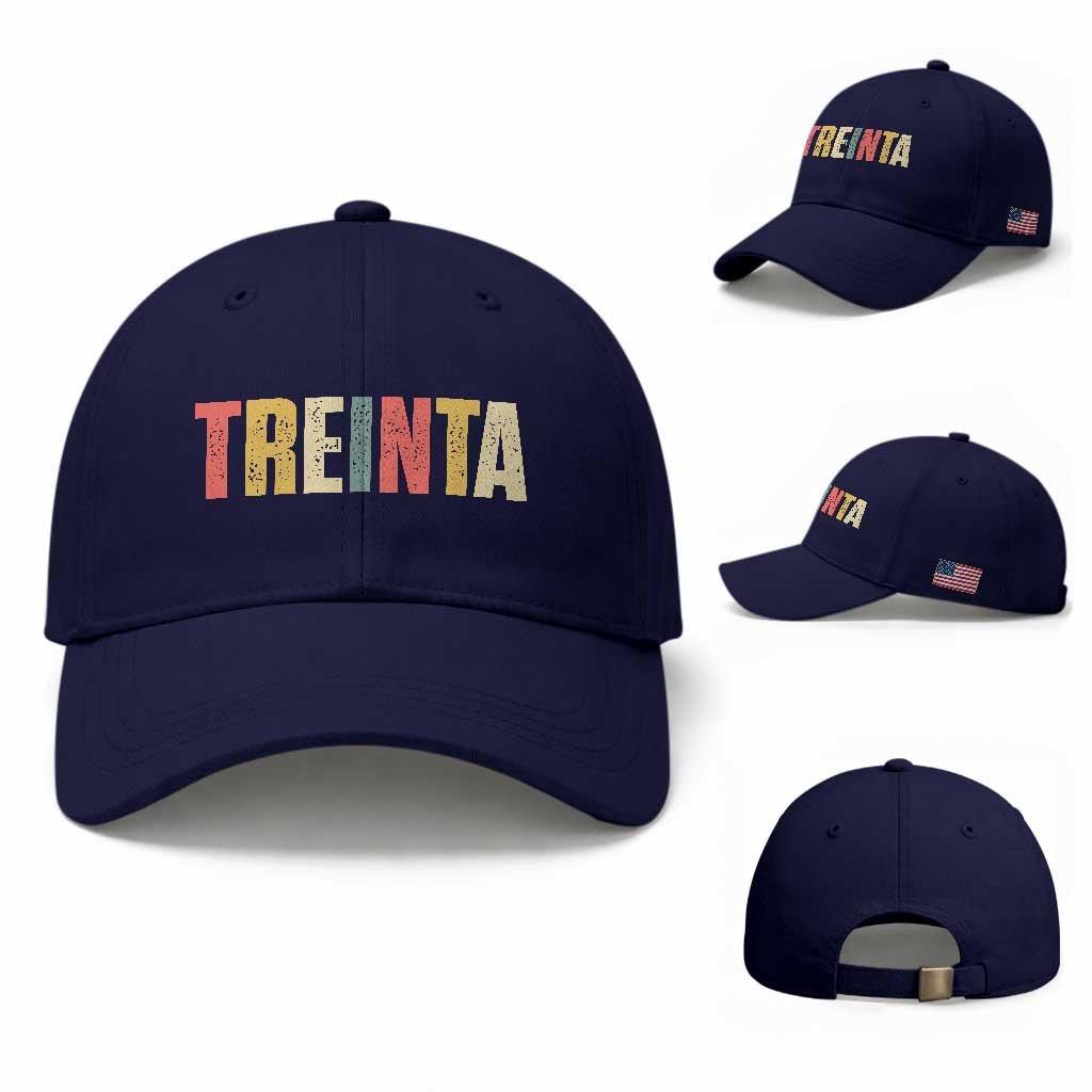 30th Birthday Treinta Baseball Cap Spanish Mexican 30 Years Old Bday