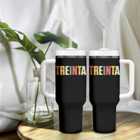 30th Birthday Treinta Tumbler With Handle Spanish Mexican 30 Years Old Bday