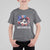 Funny 4th Of July T Shirt For Kid Meowica American Flag USA Cat - Wonder Print Shop