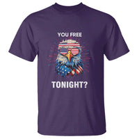 Funny 4th Of July T Shirt You Free Tonight Independence Day Eagle American USA - Wonder Print Shop