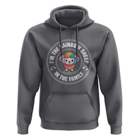 LGBTQ Pride Hoodie I'm The Rainbow Sheep In The Family Proud Gay - Wonder Print Shop