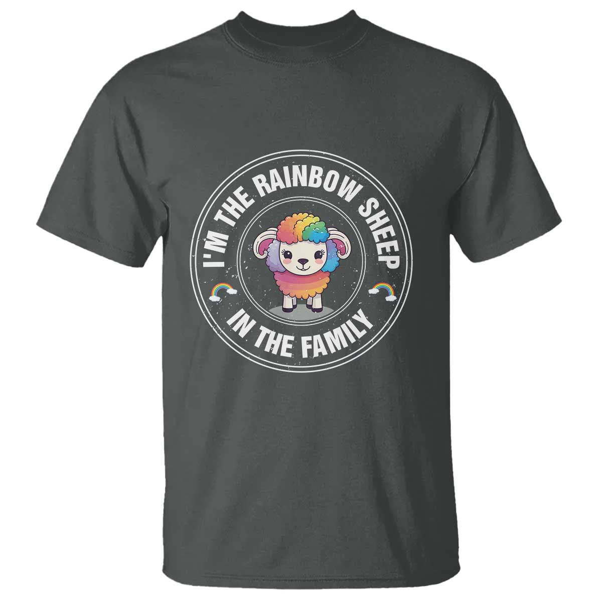 LGBTQ Pride T Shirt I'm The Rainbow Sheep In The Family Proud Gay - Wonder Print Shop
