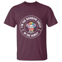 LGBTQ Pride T Shirt I'm The Rainbow Sheep In The Family Proud Gay - Wonder Print Shop